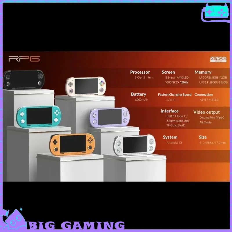 Gaming Console Retro Handheld - For Retroid Pocket G2 Gaming Handheld
