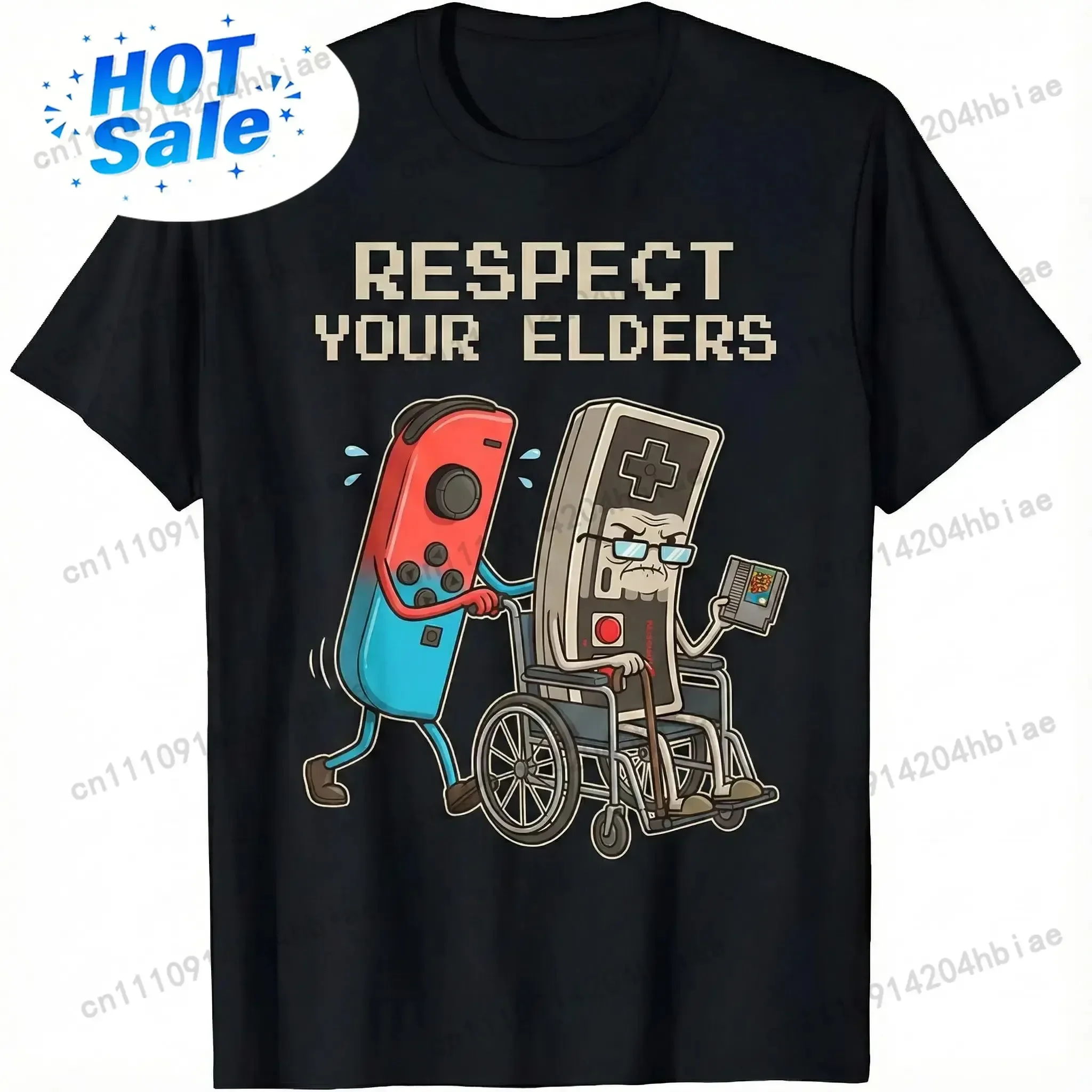 Gaming Console Old - Funny Retro Gamer Graphic T-Shirt Soft