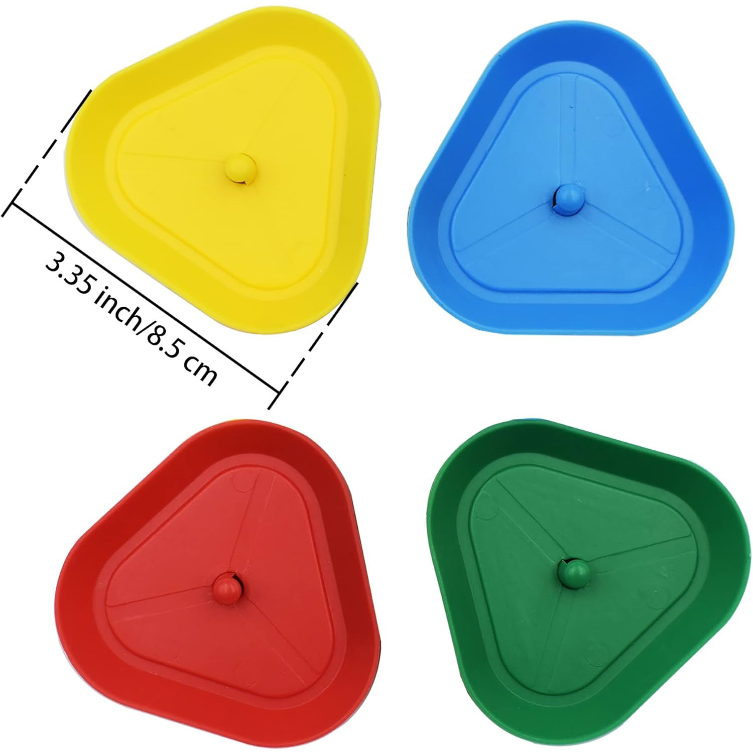 4pcs/set Triangle Shaped Playi - Gaming Card Holder ulasan dan harga