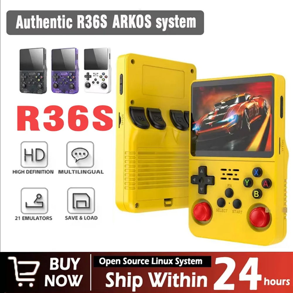 ARKOS R36S Retro Handheld Game - Gaming Console Mario ulasan dan harga