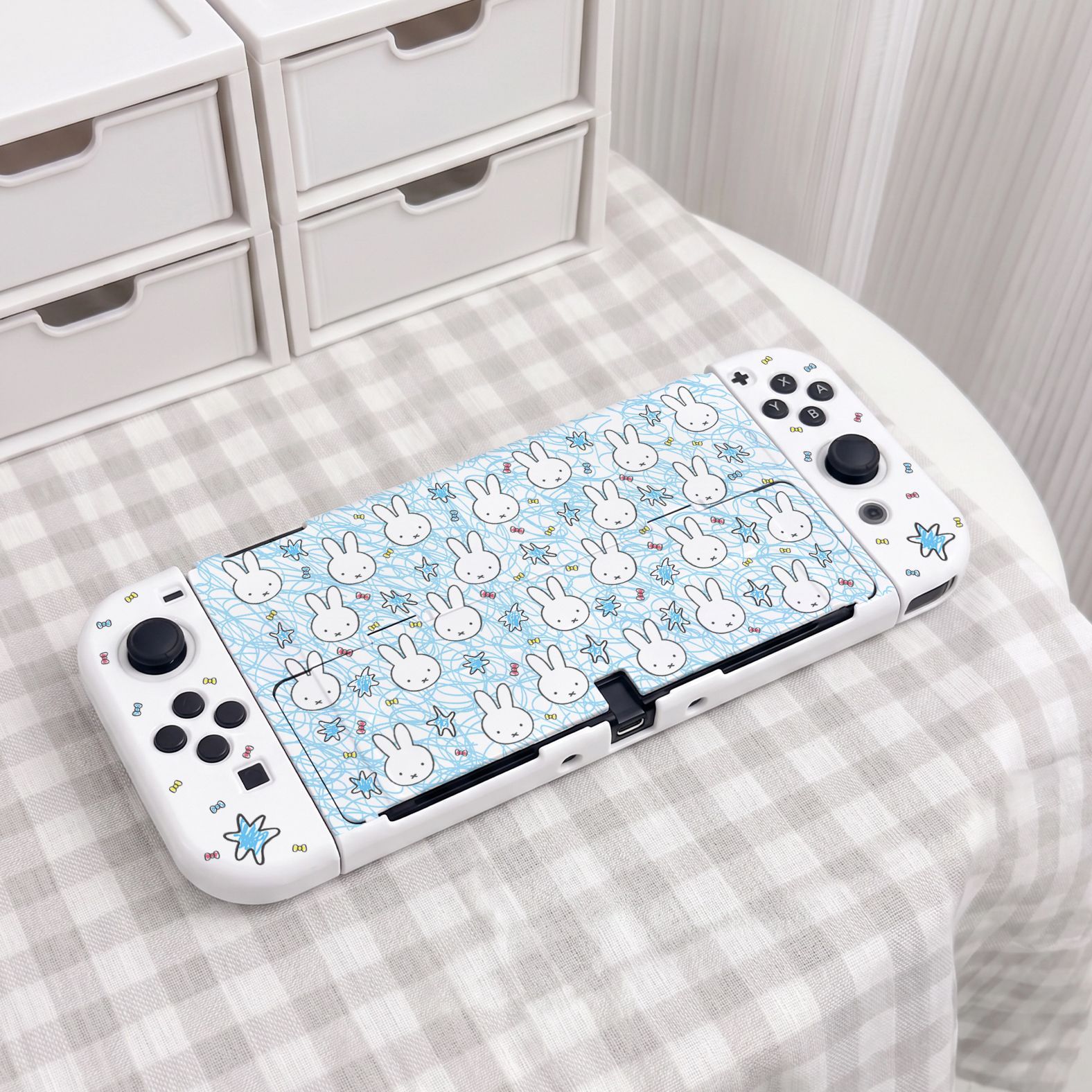 Miffy Cartoon Cute Split Switc - Thumb Grip Joystick ulasan dan harga