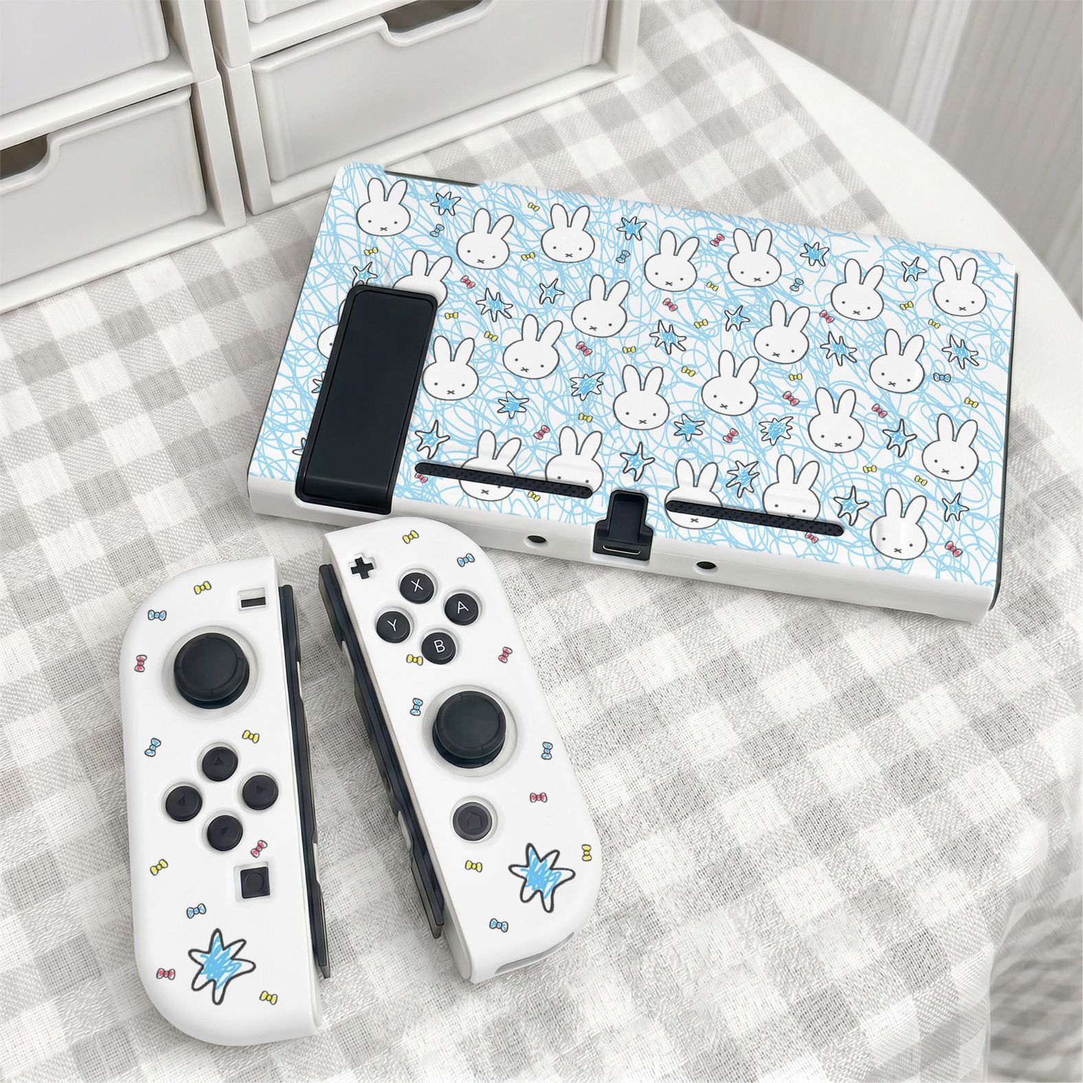 Miffy Cartoon Cute Split Switc - Thumb Grip Joystick ulasan dan harga