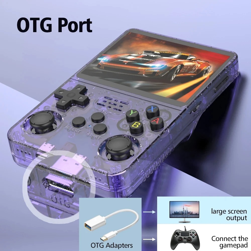 R36s New Handheld Game Console - Gaming Console Mario ulasan dan harga