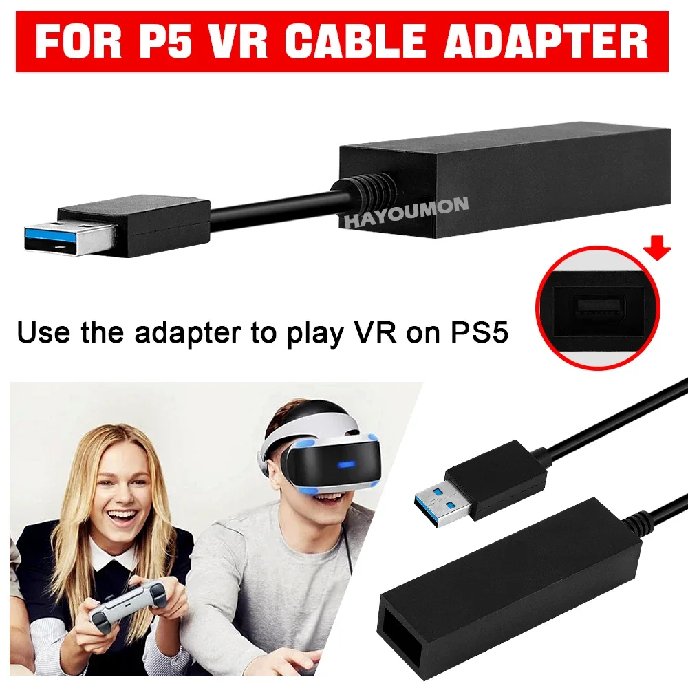 For PS5 VR Cable Adapter For P - Gaming Console Usb ulasan dan harga