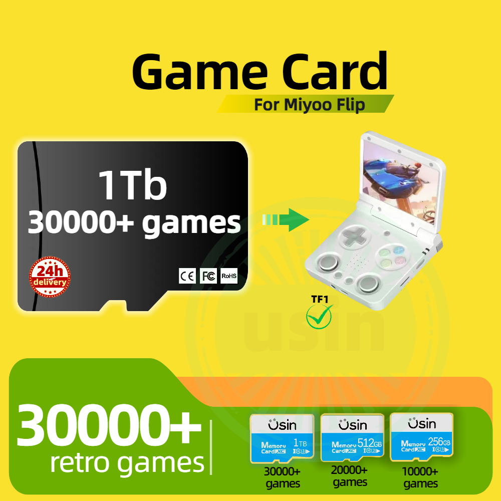 Game Card For Miyoo Flip 30000 - Gaming Console Retro Handheld ulasan dan harga