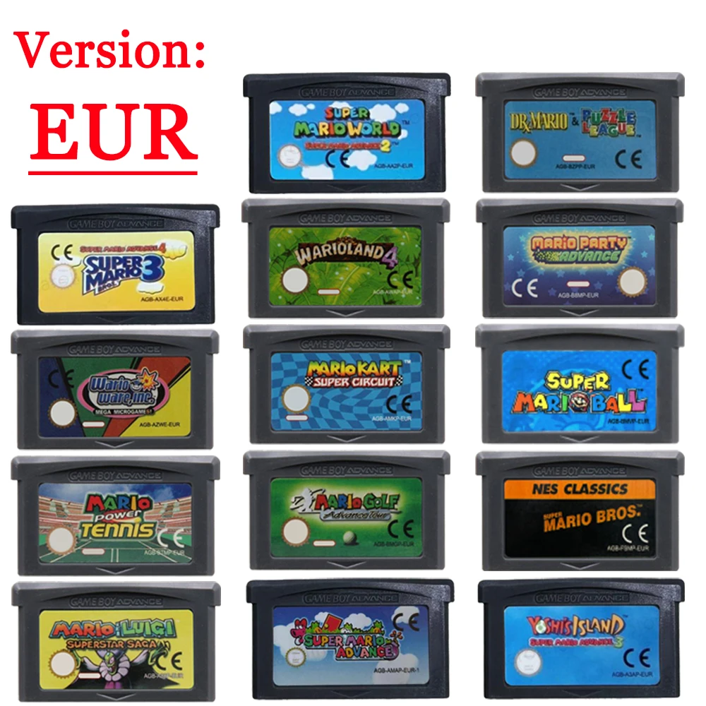 GBA Game Cartridge 32 Bit Vide - Gaming Console Mario ulasan dan harga