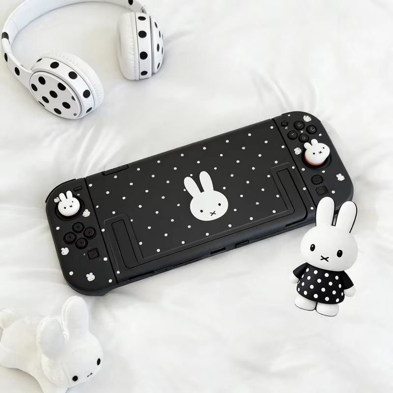 Miffy Polka Dot Protective Cas - Thumb Grip Joystick ulasan dan harga
