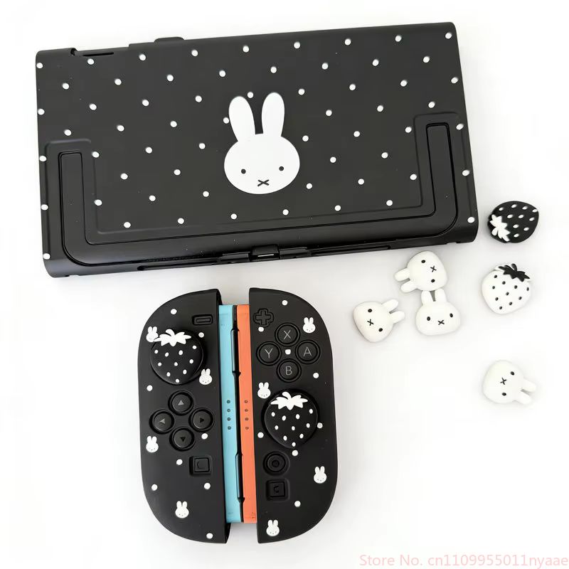 Miffy Polka Dot Protective Cas - Thumb Grip Joystick ulasan dan harga