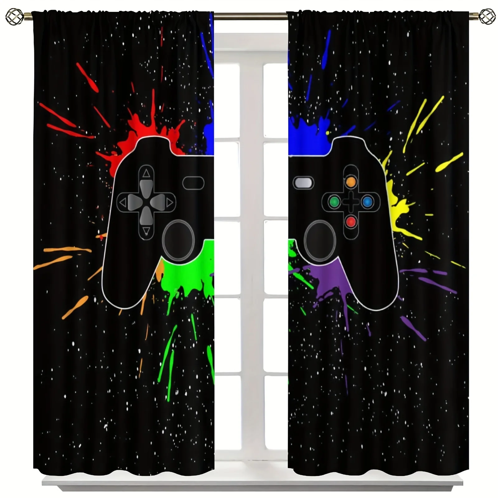 2pcs PS5 Gamepad Curtains for  - Gaming Console Youtube ulasan dan harga