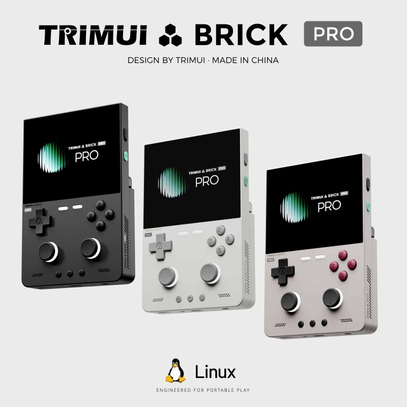 NEW TRIMUI BRICK PRO Handheld  - Gaming Console Retro Handheld ulasan dan harga