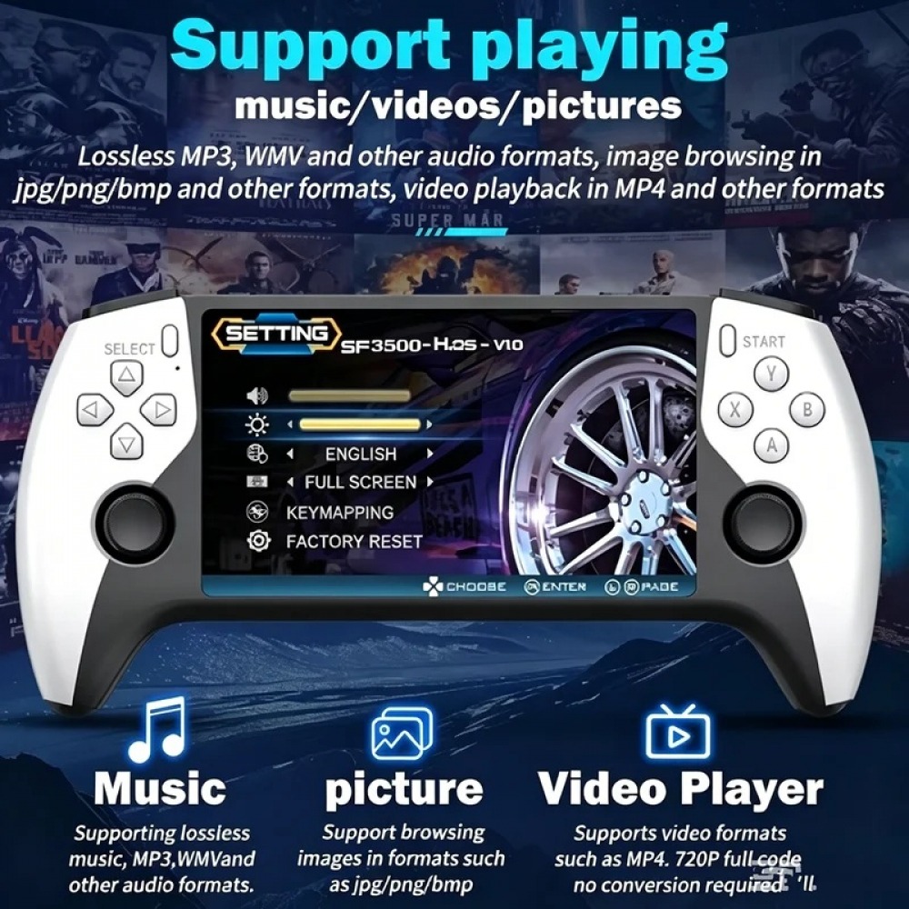 SF3500/Q21 Handheld Game Conso - Gaming Console Under 500 ulasan dan harga