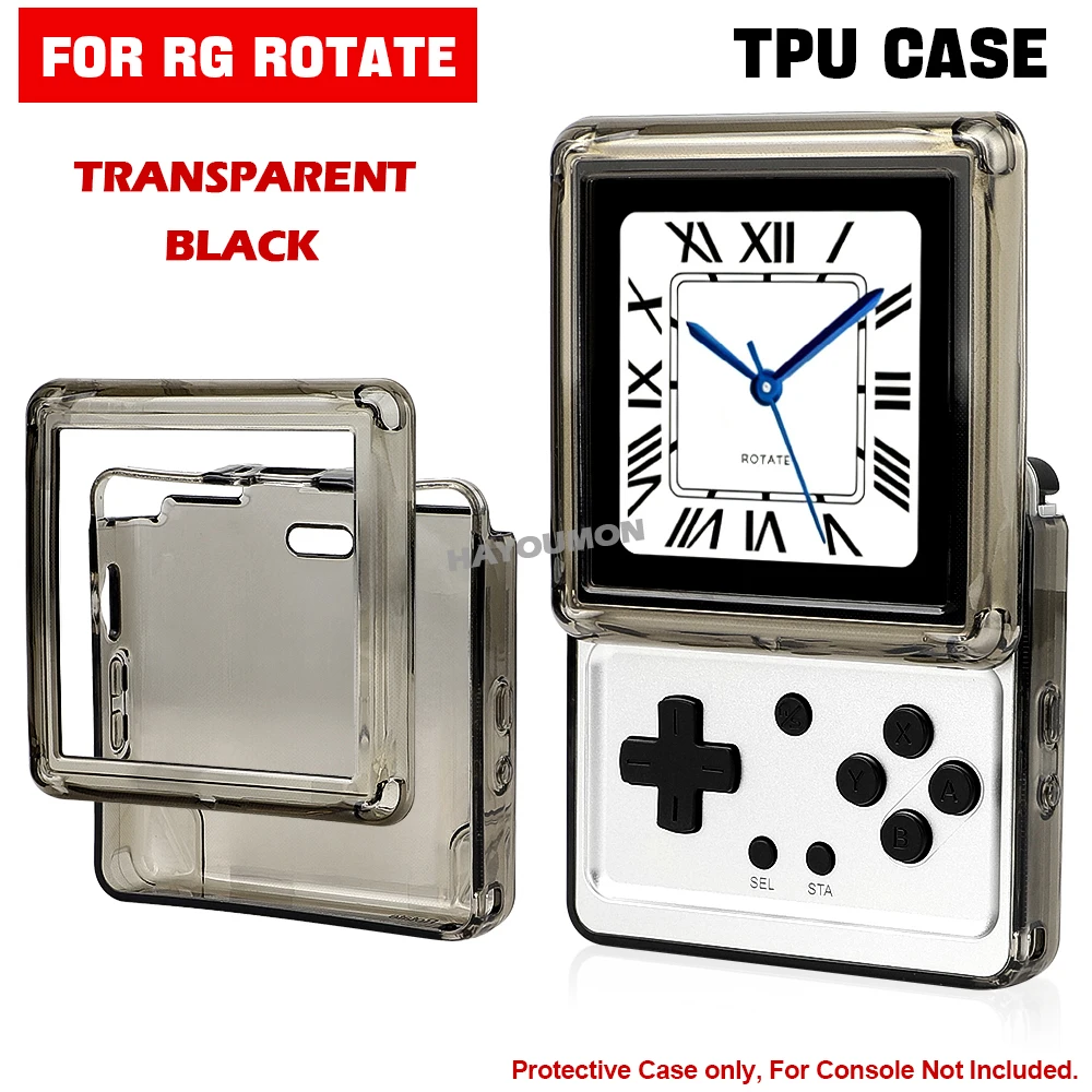 Clear Black TPU Game Console C - Gaming Console Anbernic ulasan dan harga