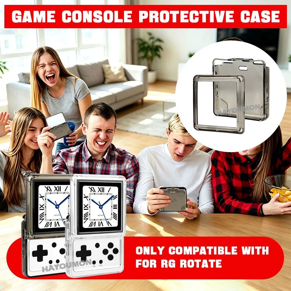 Clear Black TPU Game Console C - Gaming Console Anbernic ulasan dan harga